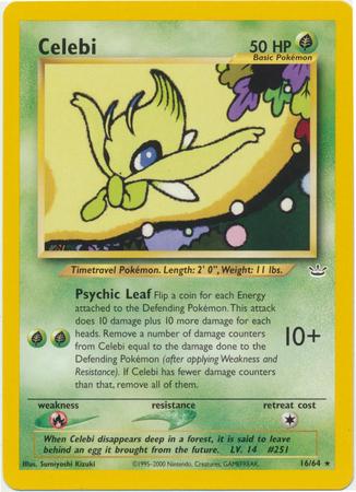 Celebi 016/064 - Neo Revelation Unlimited - Rare