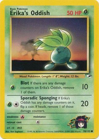 Erika's Oddish 078/132 - Gym Heroes Unlimited - Common