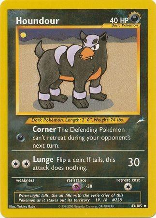 Houndour 043/105 - Neo Destiny Unlimited - Uncommon