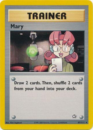 Mary 087/111 - Neo Genesis Unlimited - Rare