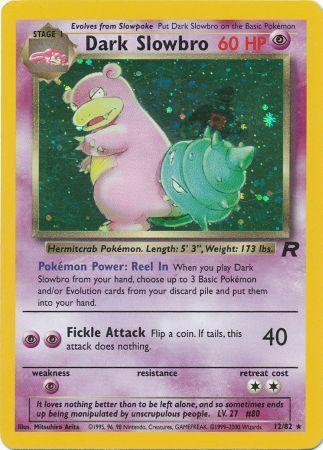 Dark Slowbro 012/082 - Team Rocket Unlimited Holofoil - Holo Rare