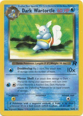 Dark Wartortle 046/082 - Team Rocket Unlimited - Uncommon