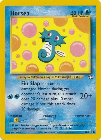 Horsea 062/111 - Neo Genesis Unlimited - Common