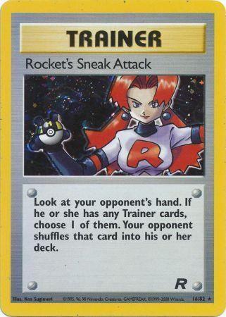 Rocket's Sneak Attack 016/082 - Team Rocket Unlimited Holofoil - Holo Rare