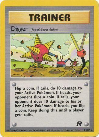 Digger (Rocket's Secret Machine) 075/082 - Team Rocket Unlimited - Uncommon