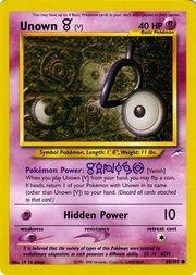 Unown [V] 089/105 - Neo Destiny Unlimited - Common