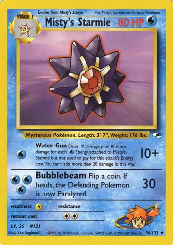 Misty's Starmie 056/132 - Gym Heroes Unlimited - Uncommon