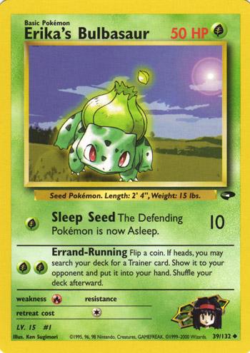 Erika's Bulbasaur 039/132 - Gym Challenge Unlimited - Uncommon
