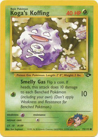 Koga's Koffing 079/132 - Gym Challenge Unlimited - Common