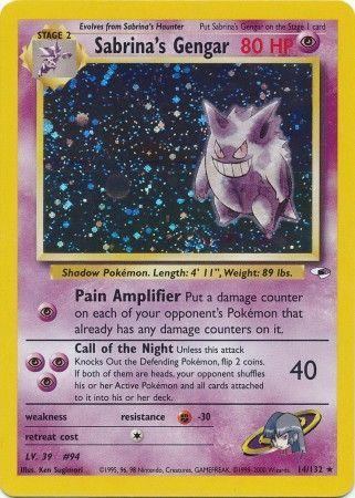 Sabrina's Gengar 014/132 - Gym Heroes Unlimited Holofoil - Holo Rare