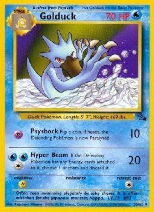 Golduck 035/062 - Fossil Unlimited - Uncommon