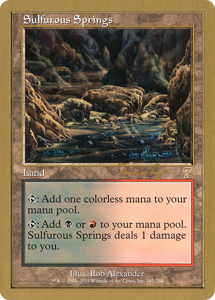 Sulfurous Springs (WC01-TVDL345) - World Championship Decks 2001