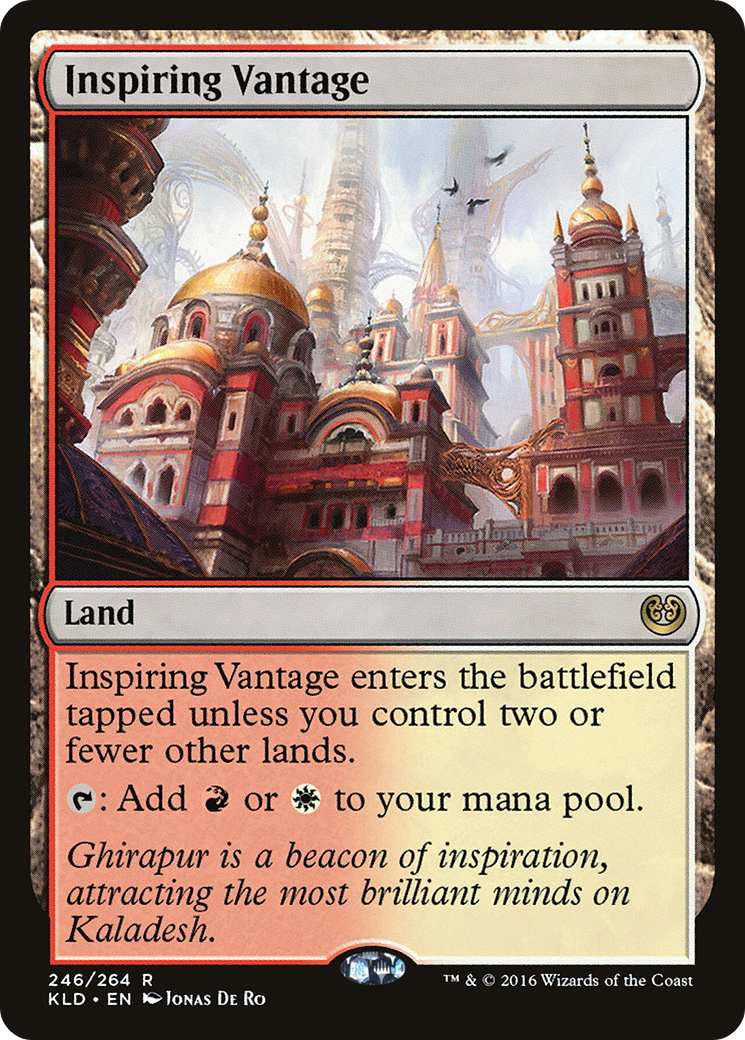 Inspiring Vantage (KLD-246) - Kaladesh Foil