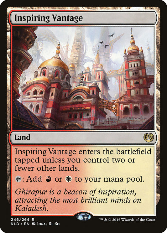 Inspiring Vantage (KLD-246) - Kaladesh Foil