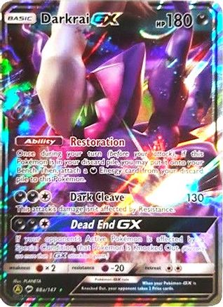 Darkrai-GX 88a/147 - Burning Shadows Holofoil