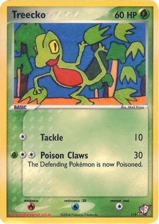Treecko - 1/5  - Kids WB Promos Normal