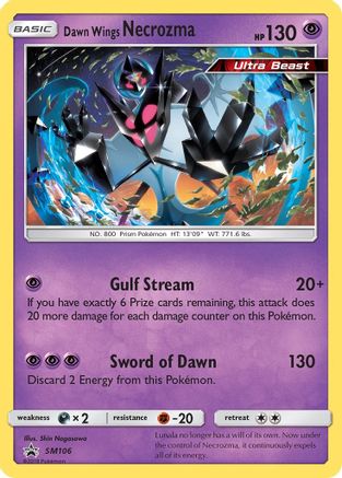 Dawn Wings Necrozma (SM106/248) - SM Promos Holofoil - Promo