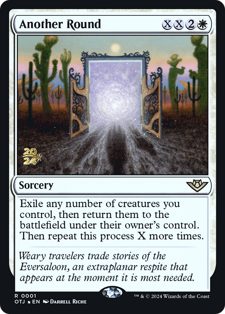 Another Round (PRE-001) - Outlaws of Thunder Junction Promos (Prerelease) Foil