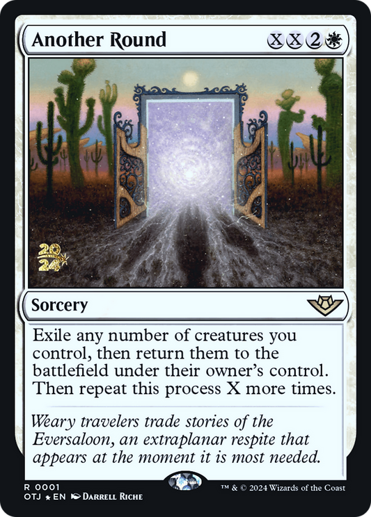 Another Round (PRE-001) - Outlaws of Thunder Junction Promos (Prerelease) Foil