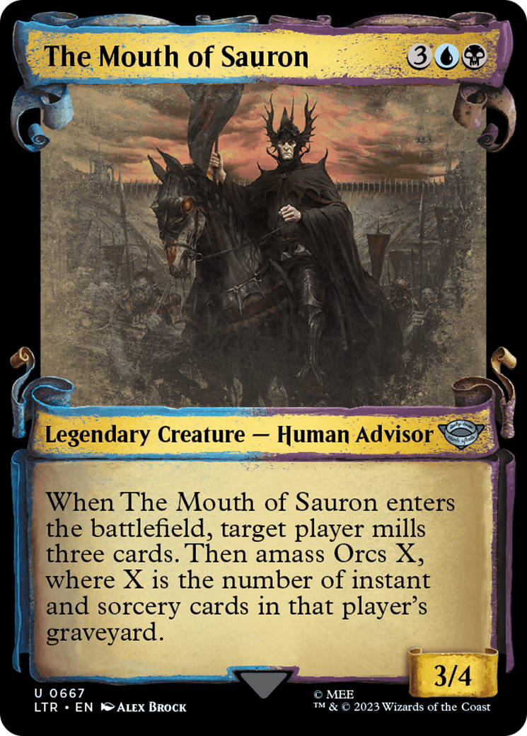 The Mouth of Sauron (LTR-667) - The Lord of the Rings: Tales of Middle-earth: (Showcase) Foil