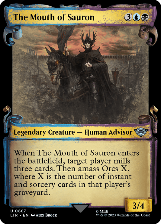 The Mouth of Sauron (LTR-667) - The Lord of the Rings: Tales of Middle-earth: (Showcase) Foil