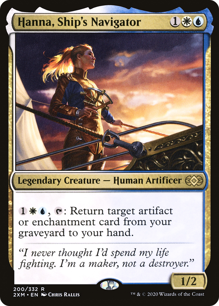 Hanna, Ship's Navigator (2XM-200) - Double Masters Foil