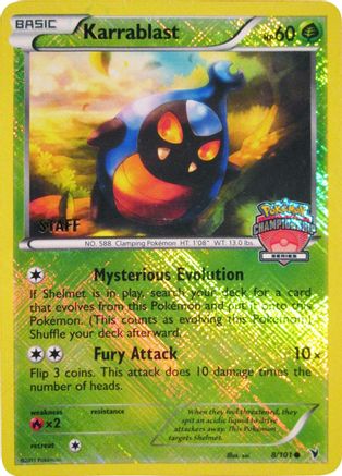 Karrablast (Championship Series) [Staff] (8/101) - League & Championship Cards Reverse Holofoil - Promo