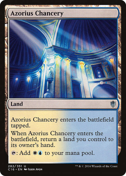 Azorius Chancery (C16-282) - Commander 2016