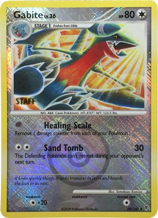 Gabite (Championship Promo) [Staff] (59/147) - League & Championship Cards Reverse Holofoil - Promo
