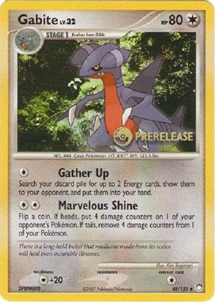 Gabite - 48/124 (Prerelease) 48 - Diamond and Pearl Promos