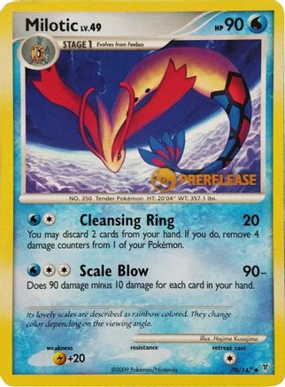 Milotic (Prerelease) (70/147) - Nintendo Promos  - Promo