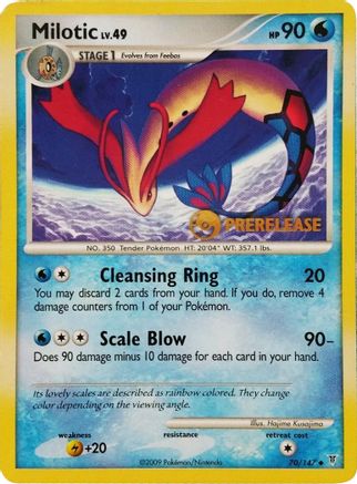 Milotic - 070/147 (Prerelease) 70 - Nintendo Promos