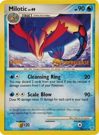 Milotic (Prerelease) [Staff] (70/147) - Nintendo Promos  - Promo