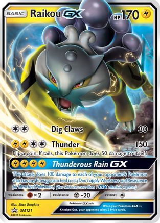 Raikou GX (SM121/248) - SM Promos Holofoil - Promo