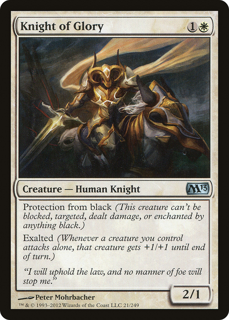 Knight of Glory (M13-021) - Magic 2013