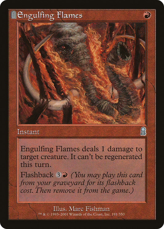 Engulfing Flames (ODY-191) - Odyssey: (tombstone) Foil