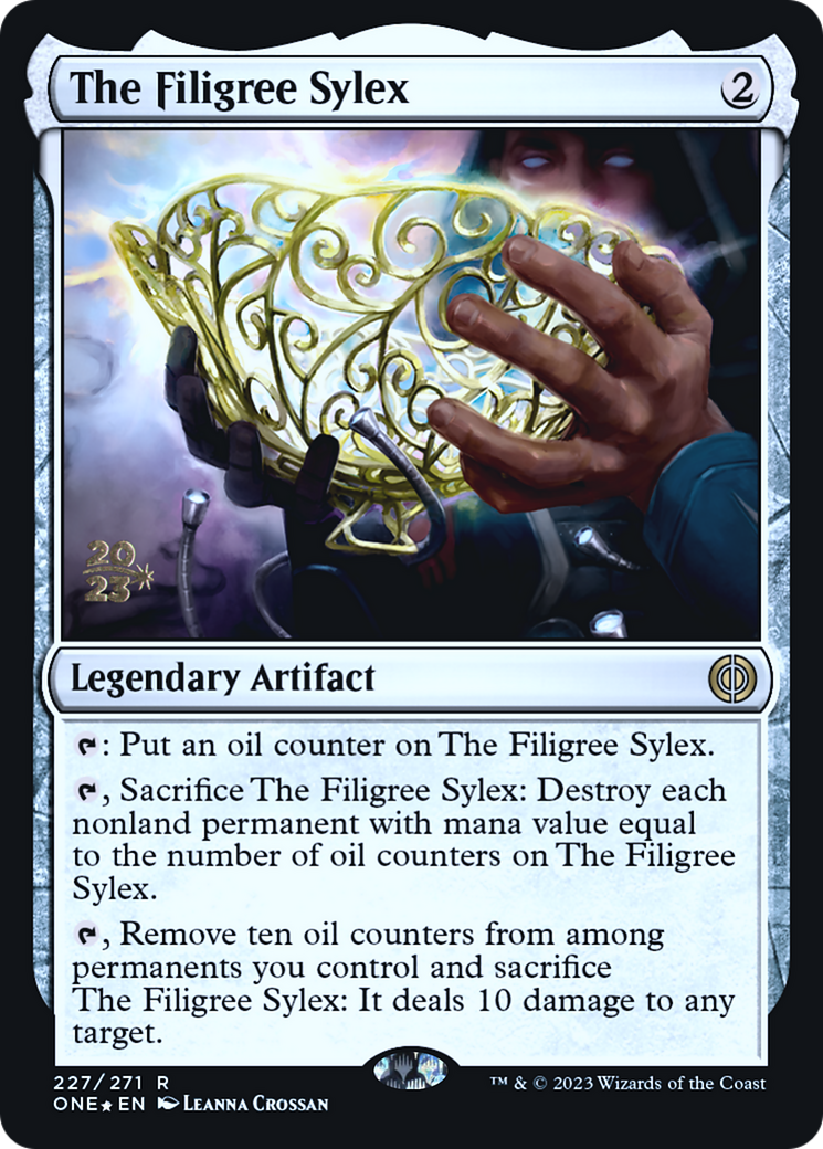 The Filigree Sylex (PONE-227S) - Phyrexia: All Will Be One Promos Foil