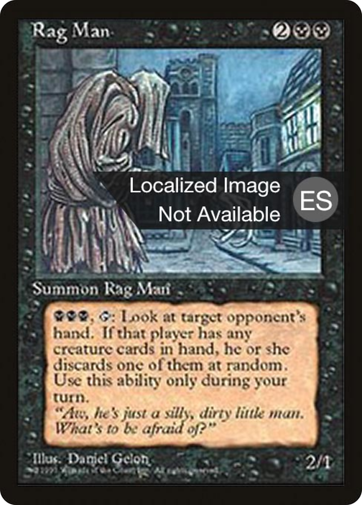 Rag Man (4BB-155) - Fourth Edition Foreign Black Border