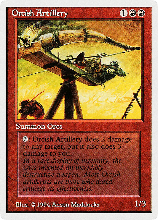 Orcish Artillery (SUM-168) - Summer Magic / Edgar