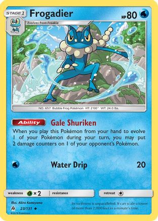 Frogadier (23/131) - SM  Forbidden Light  - Uncommon