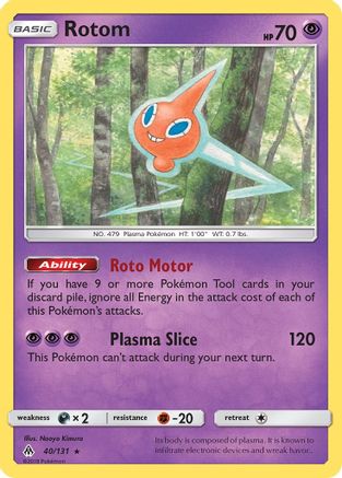 Rotom 40/131 - Forbidden Light Reverse Holofoil