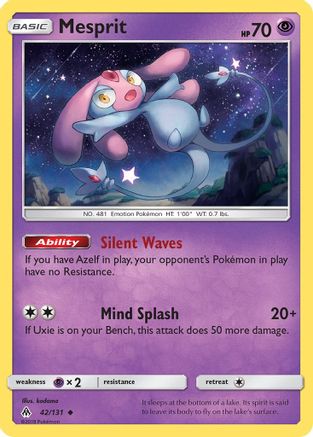 Mesprit 42/131 - Forbidden Light Reverse Holofoil