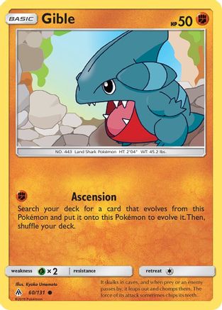 Gible (60/131) - SM  Forbidden Light  - Common