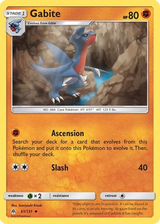 Gabite 61/131 - Forbidden Light