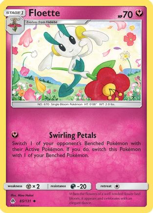 Floette (85/131) - SM  Forbidden Light Reverse Holofoil - Uncommon