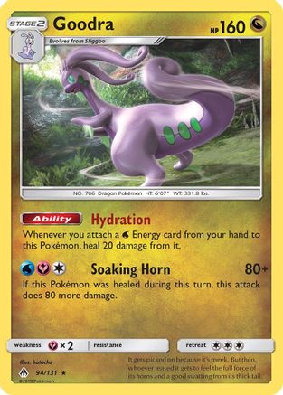 Goodra (94/131) - SM  Forbidden Light Holofoil - Holo Rare