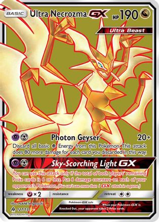 Ultra Necrozma-GX 127/131 - Forbidden Light Holofoil