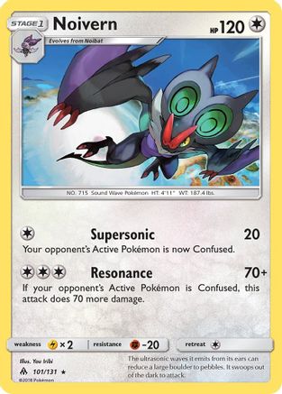 Noivern (101/131) - SM  Forbidden Light  - Rare