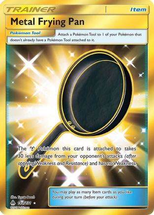 Metal Frying Pan (Secret) 144 - SM  Forbidden Light Holofoil - Secret Rare