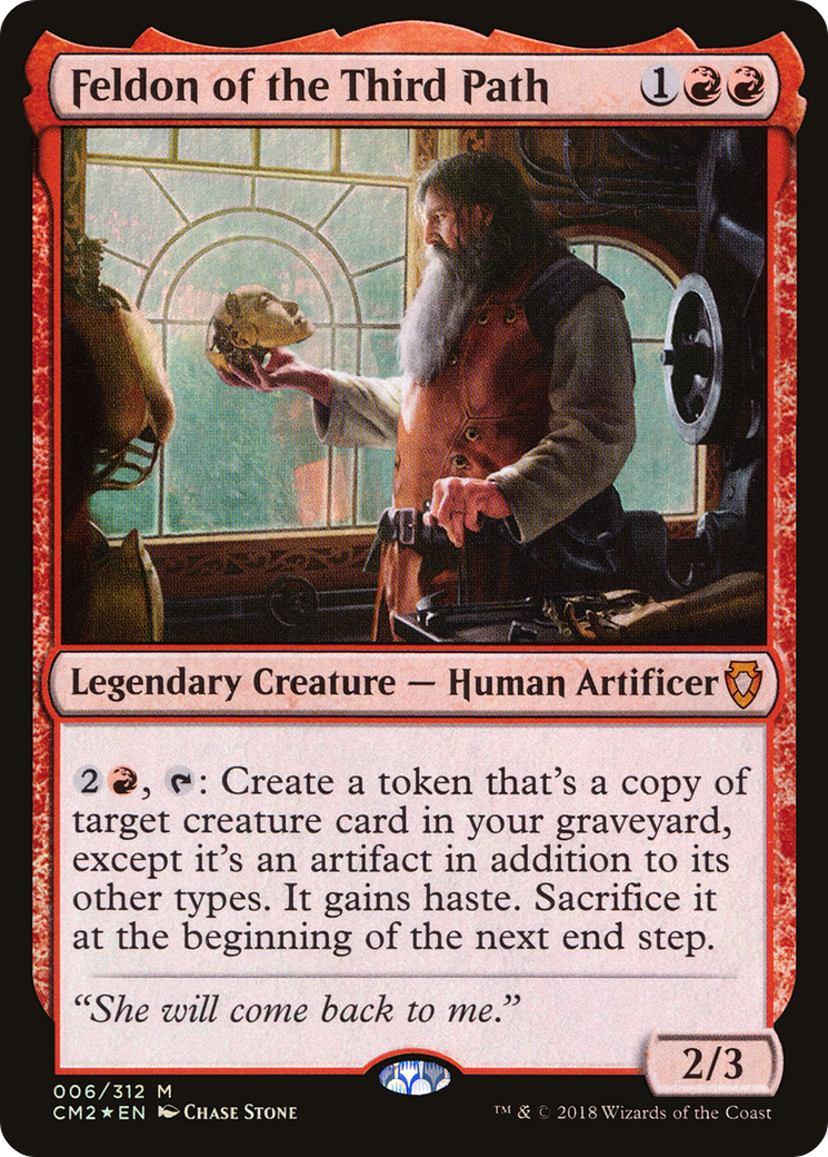 Feldon of the Third Path (CM2-006) - Commander Anthology Volume II Foil